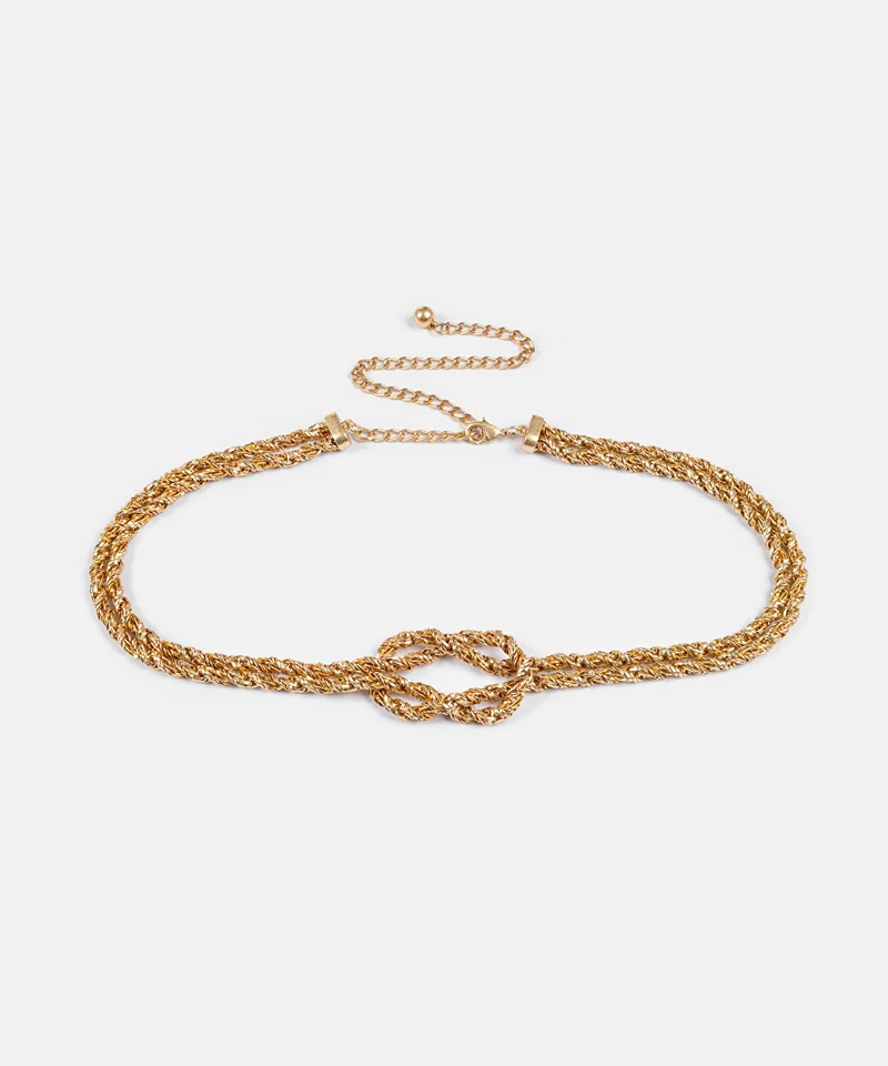 Ipekyol Textured Metal Belt